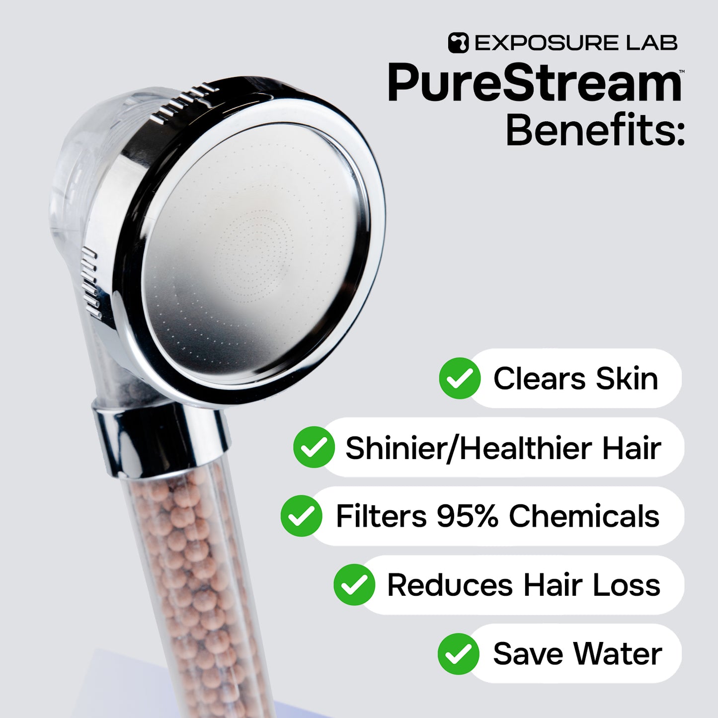 ExposureLab® PureStream (Shower Head Filter)